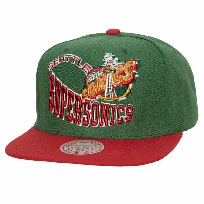Men039sWomen039s Snapback 1921 Styles Mitchell and Ness Crooked Path Snapback HWC Seattle Supersonics Men039sWomen039s Snapback 1921 Styles Mitchell and Ness Crooked Path Snapback HWC Seattle Supersonics