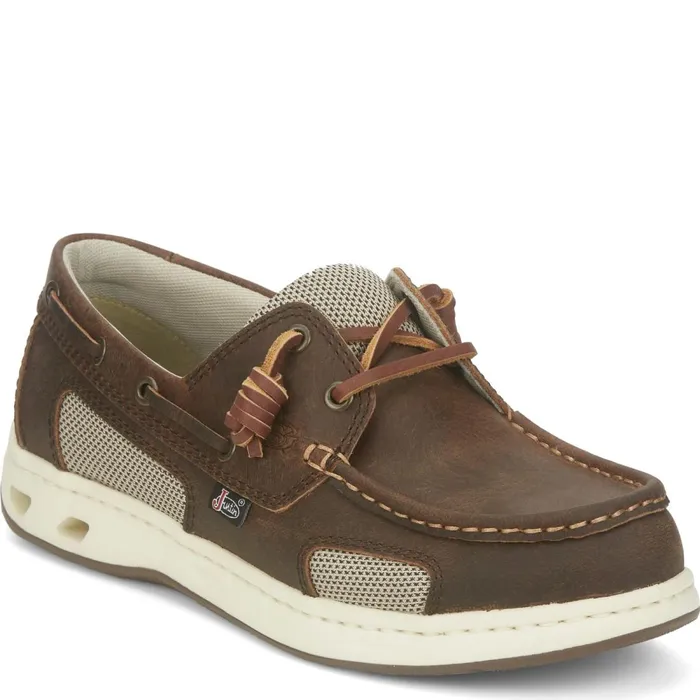 MEN Angler SlipOn Casual Shoe Cigar Brown Justin Boots Casuals