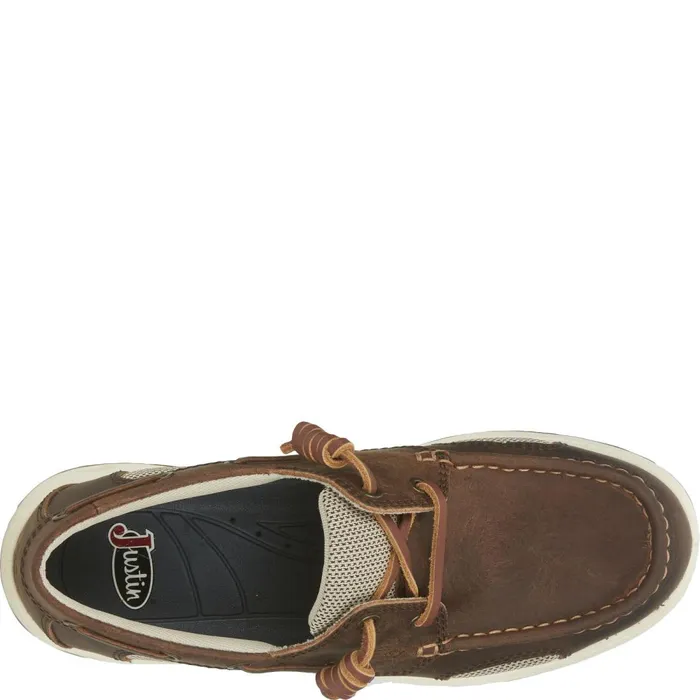 MEN Angler SlipOn Casual Shoe Cigar Brown Justin Boots Casuals
