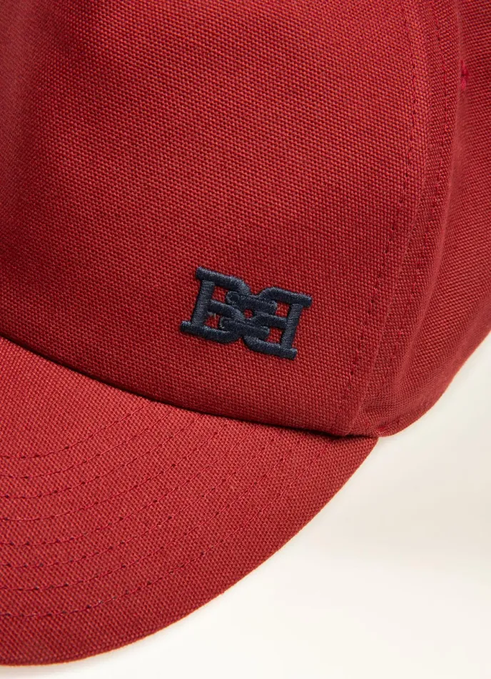 Men Bally Gloves And Hats BChain Cap 8211 Cotton Hat In Bally Red