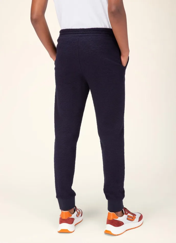 Men Bally Tracksuits Monogram Sweatpants 8211 Mixed Jersey Bottoms In Black