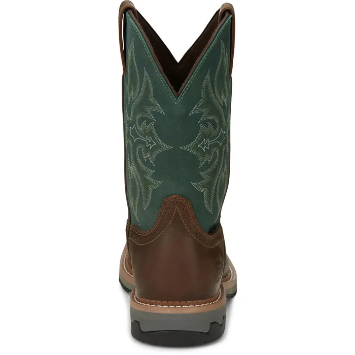 MEN Bolt 11034 Waterproof Comp Toe Cedar Justin Boots Work