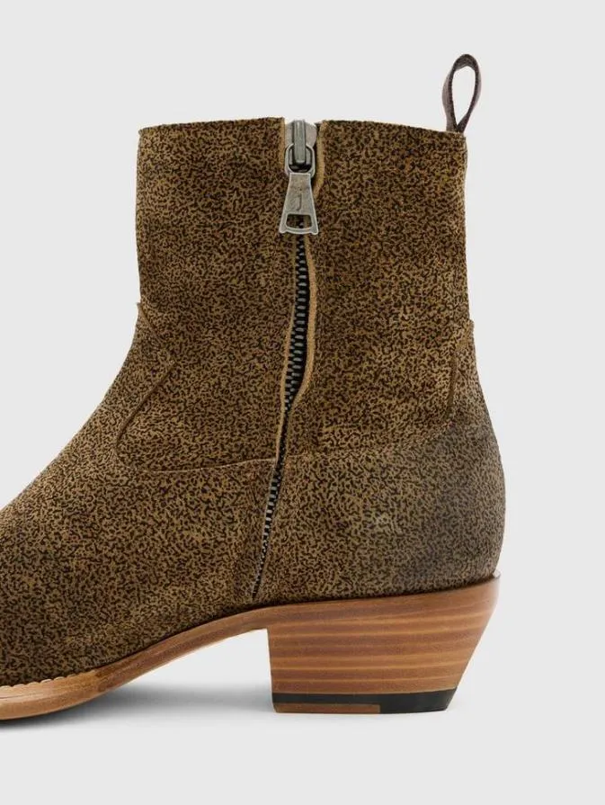 Men Boots John Varvatos CROSBY ZIP BOOT Lt Caramel