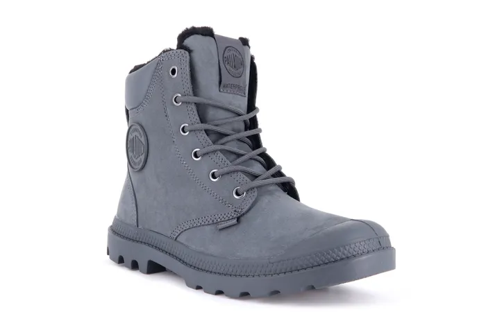 Men Boots PALLADIUM PAMPA SPORT CUFF WPS Dark Shadow Men Boots PALLADIUM PAMPA SPORT CUFF WPS Dark Shadow