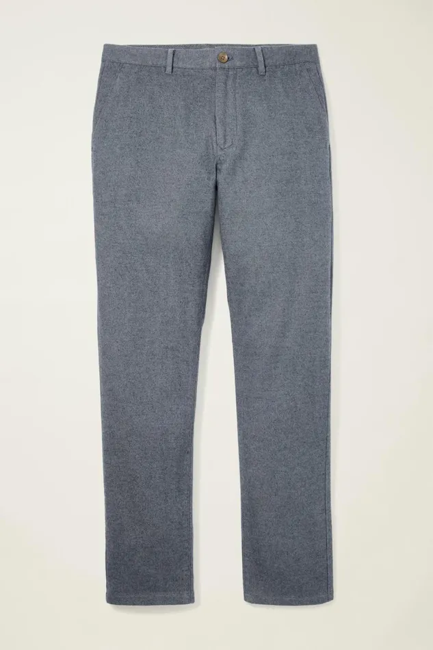Men Brushed Twill Chino Navy Blue Bonobos Chinos