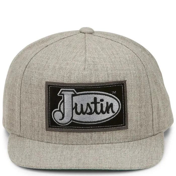 MEN Claybank Cap Light Grey Justin Boots Hats and Caps
