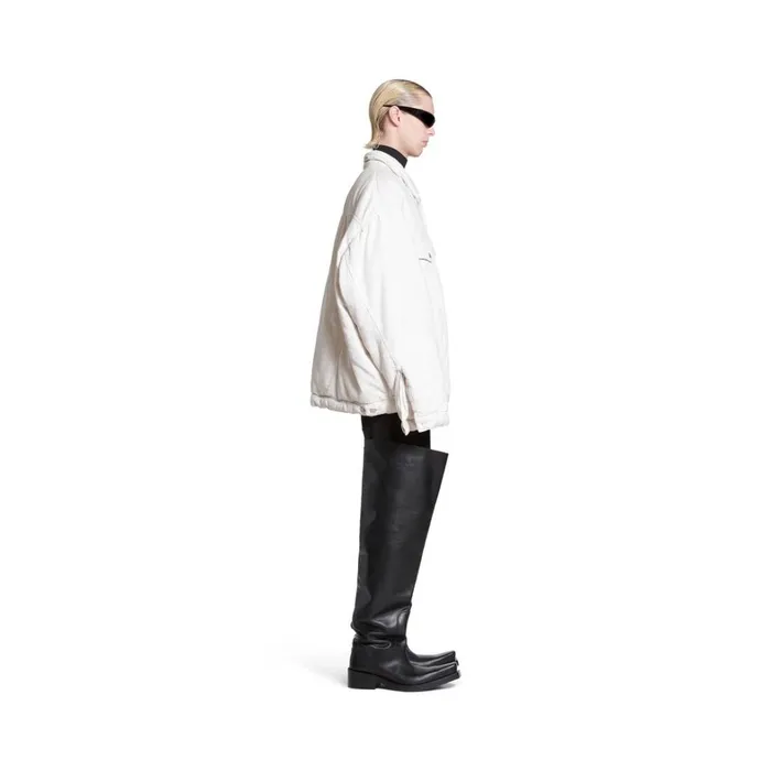 Men Coats and Jackets Balenciaga Padded Jacket In White