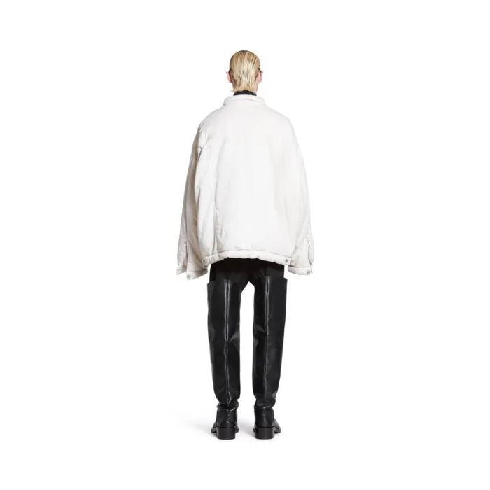 Men Coats and Jackets Balenciaga Padded Jacket In White