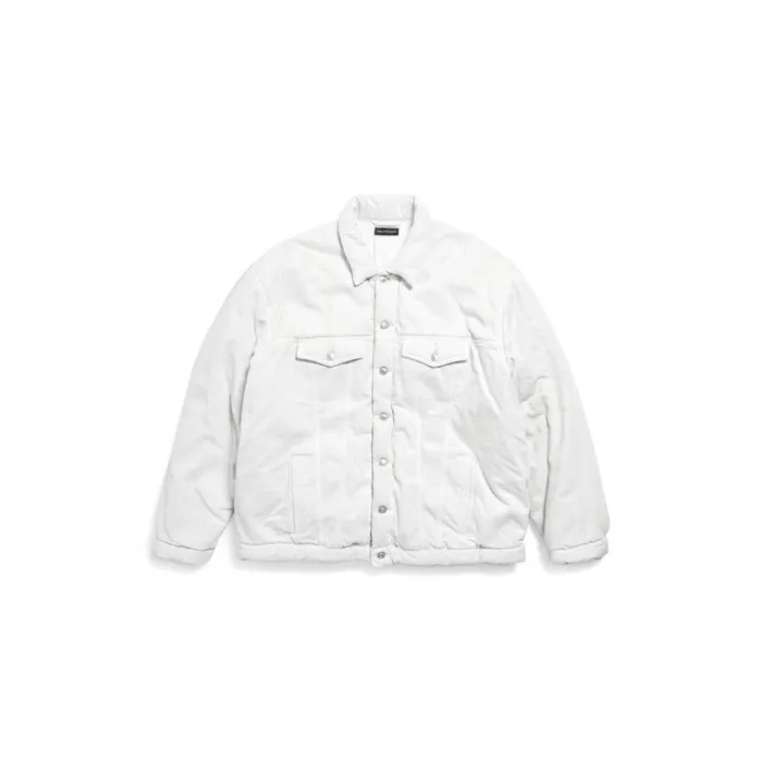 Men Coats and Jackets Balenciaga Padded Jacket In White