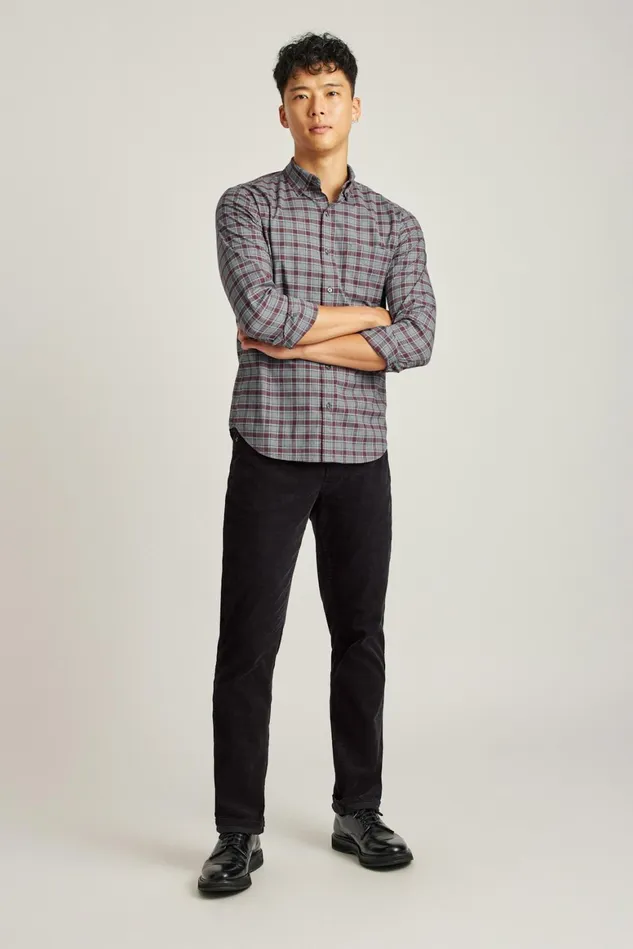 Men Corduroy 5Pocket Pants Black Bonobos 5Pocket Pants