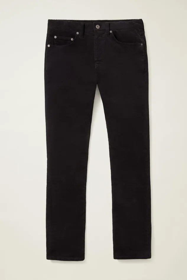 Men Corduroy 5Pocket Pants Black Bonobos 5Pocket Pants