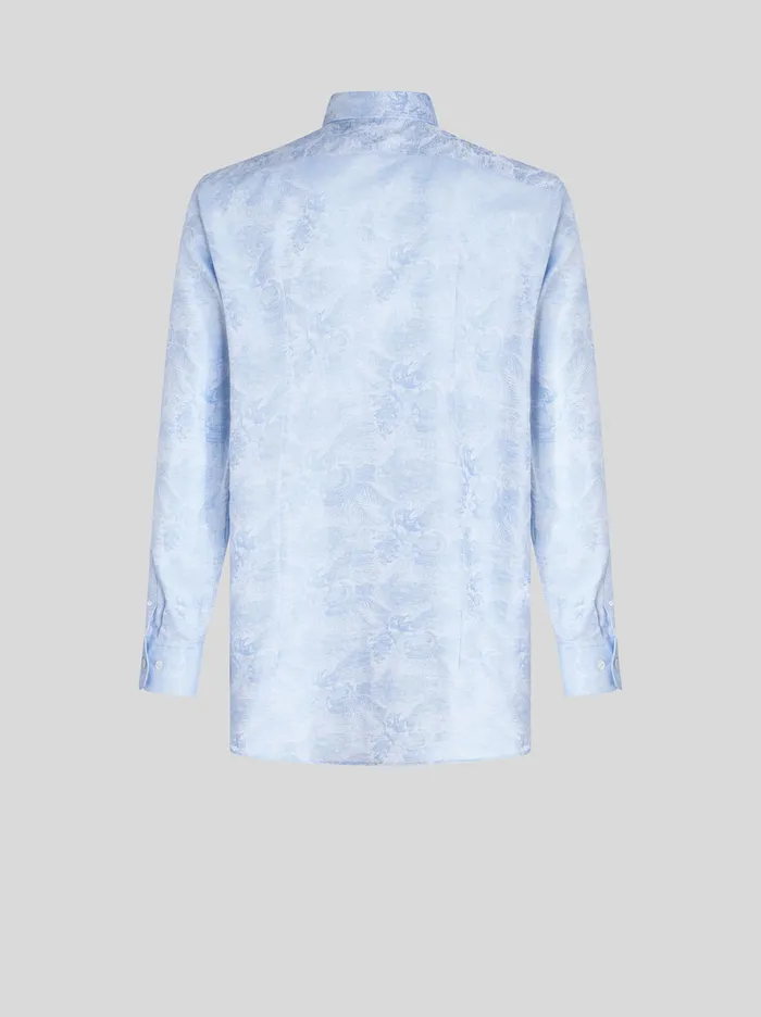 Men Cotton Jacquard Shirt Etro Shirts