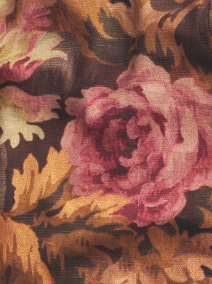 Men Cotton Shirt With Floral Print Etro Shirts