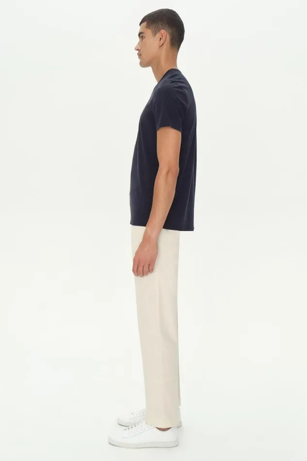 Men Cotton V Neck Navy Jonathan Simkhai Tops and TShirts