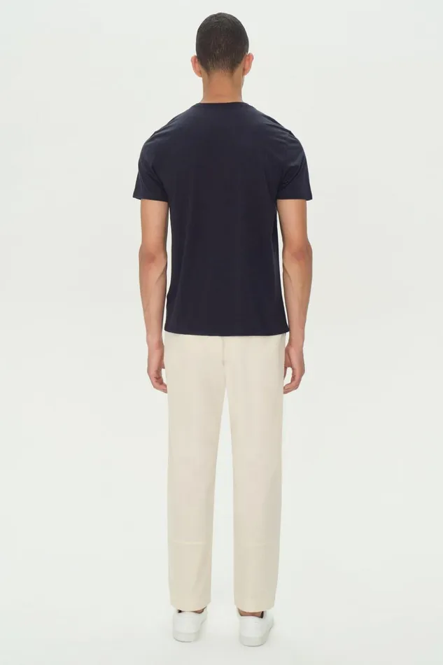 Men Cotton V Neck Navy Jonathan Simkhai Tops and TShirts