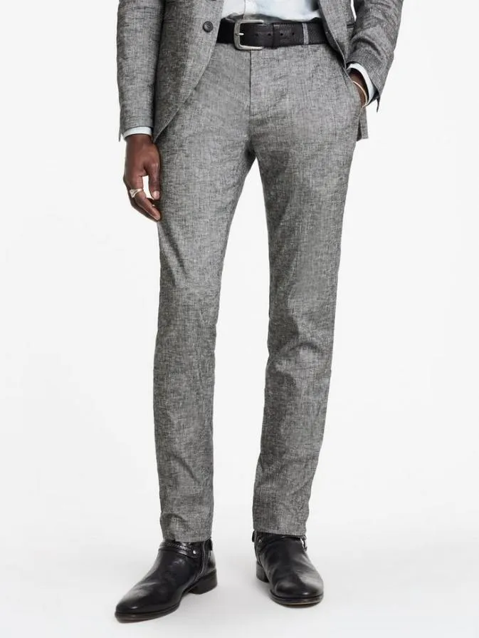 Men Dress Pants John Varvatos MERCER PANTS Med Grey