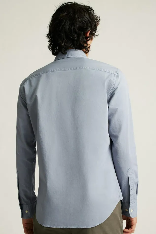 Men Everyday Bedford Shirt Dusty Blue Bonobos Casual Shirts