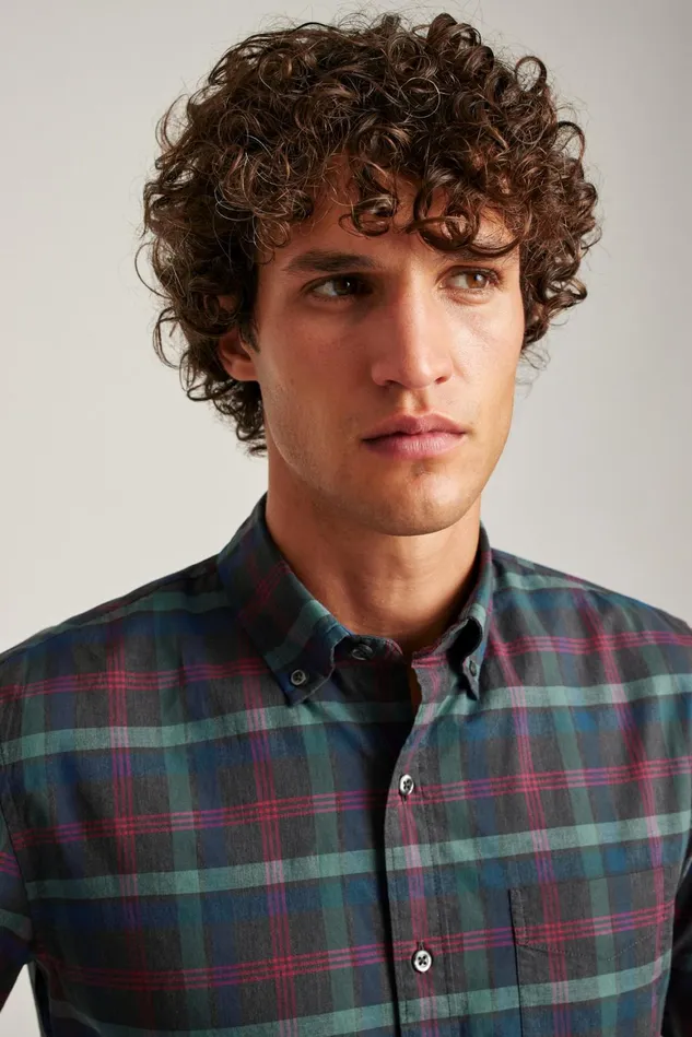 Men Everyday Shirt Evening Pop Plaid Bonobos Casual Shirts