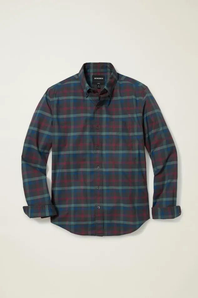 Men Everyday Shirt Evening Pop Plaid Bonobos Casual Shirts