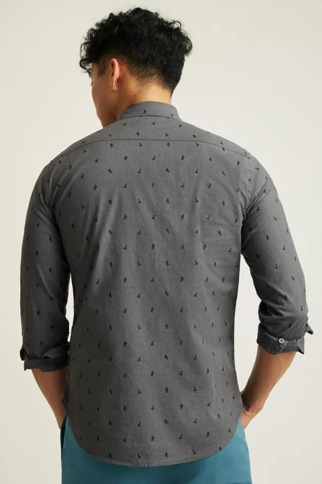 Men Everyday Shirt Grey Checkmate Bonobos Casual Shirts