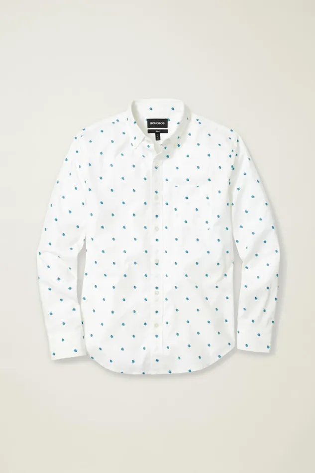 Men Everyday Shirt Lady Buggin Blue Bonobos Casual Shirts