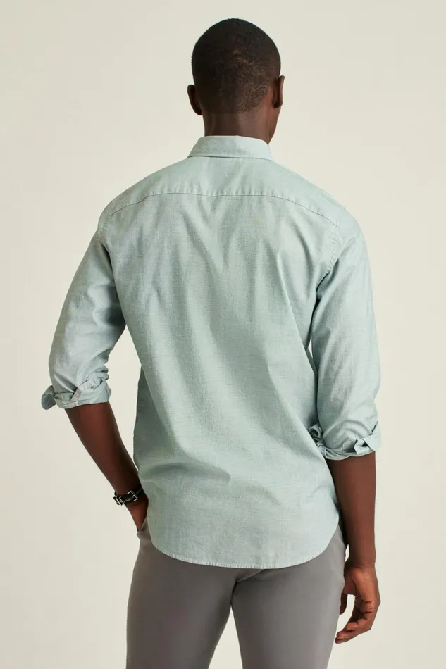 Men Everyday Shirt Night Aqua End On End Bonobos Casual Shirts