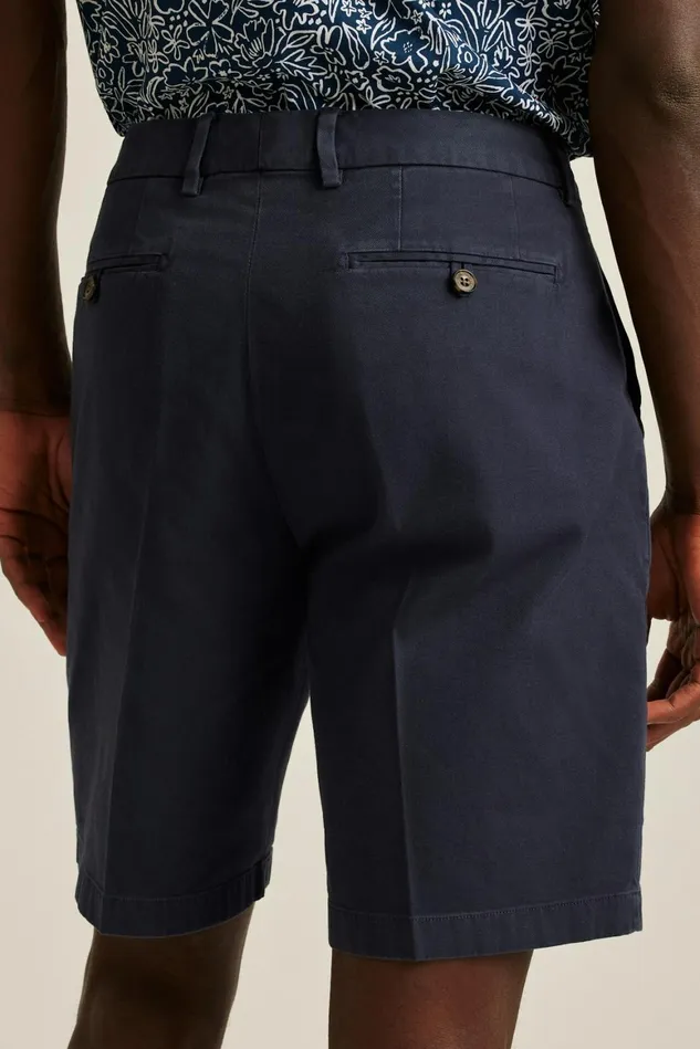 Men Italian Stretch Chino Shorts Maritime Blue Bonobos Chino Shorts
