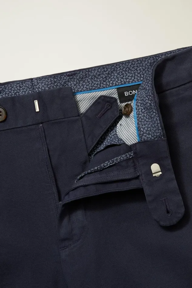 Men Italian Stretch Chino Shorts Maritime Blue Bonobos Chino Shorts