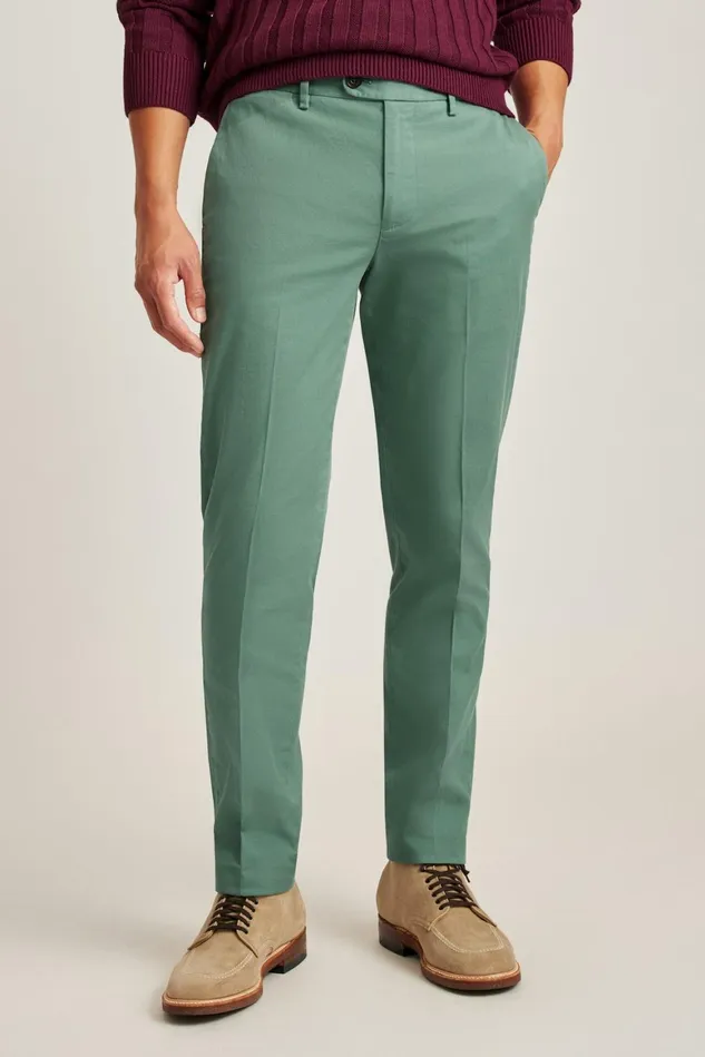 Men Italian Stretch Chinos Atlantic Blue Bonobos Chinos