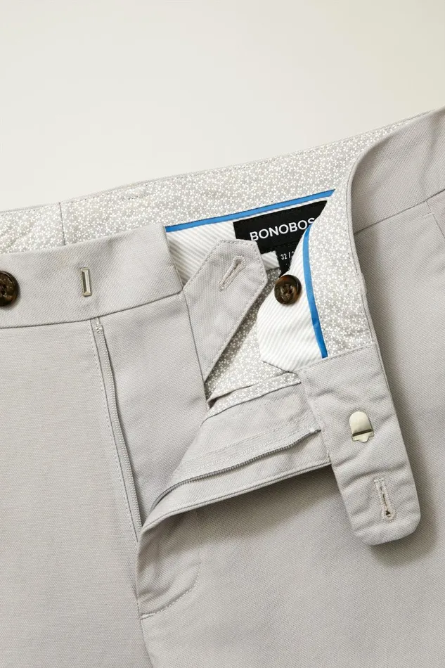 Men Italian Stretch Chinos Silver Mist Bonobos Chinos