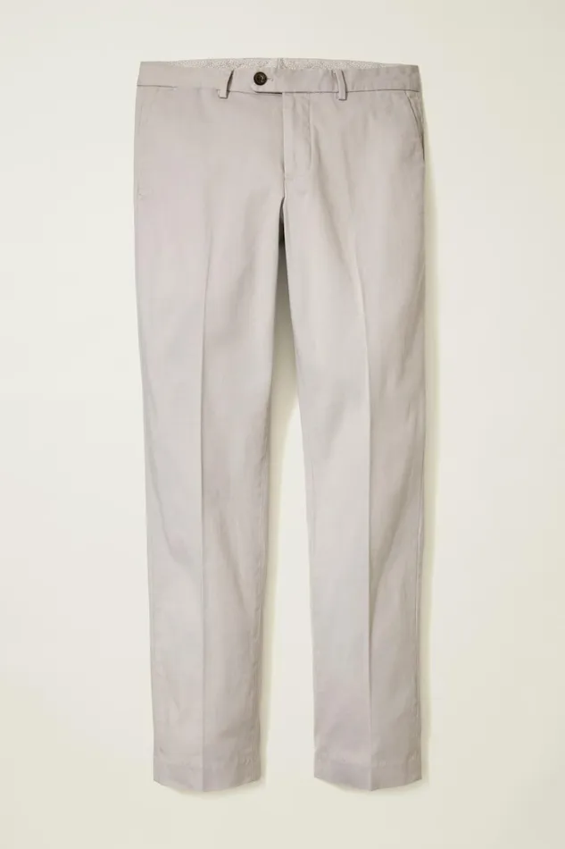 Men Italian Stretch Chinos Silver Mist Bonobos Chinos