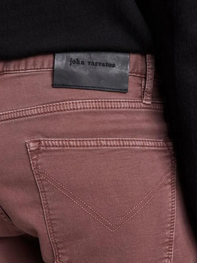 Men Jeans John Varvatos J702 8211 SPRING DYE Mauvewood