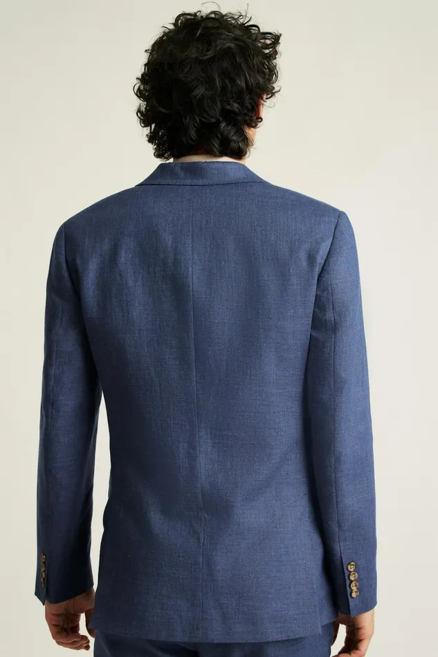 Men Jetsetter Italian Linen Suit Bright Navy Bonobos Suits
