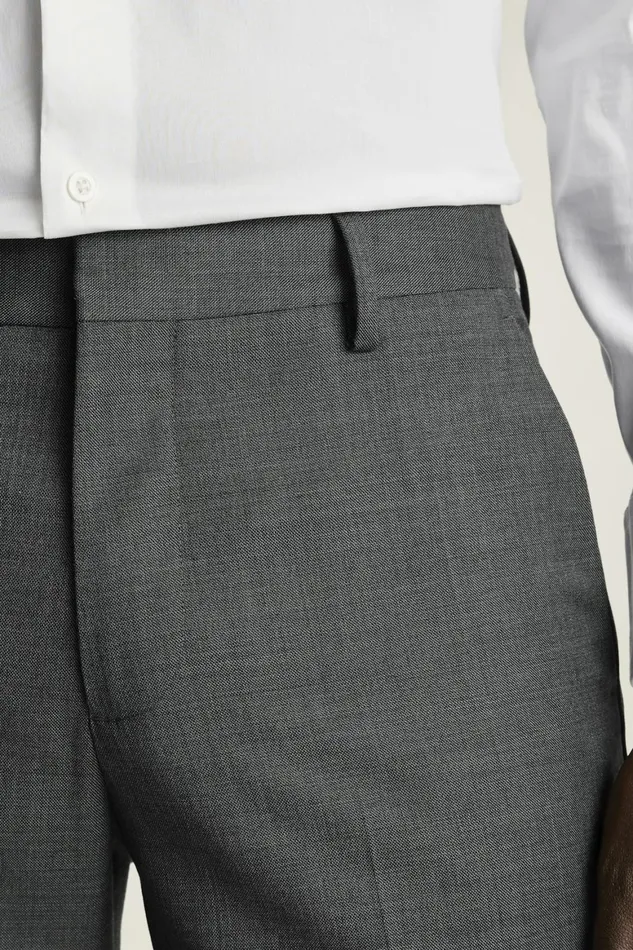Men Jetsetter Italian Wool Dress Pant Dark Grey Sharkskin Bonobos Dress Pants