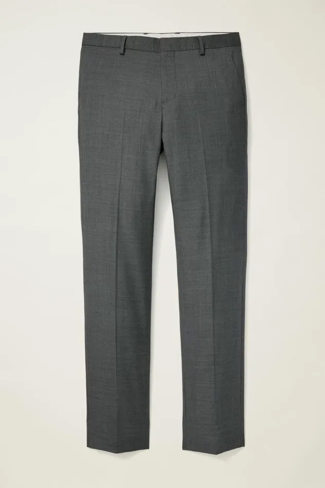 Men Jetsetter Italian Wool Dress Pant Dark Grey Sharkskin Bonobos Dress Pants