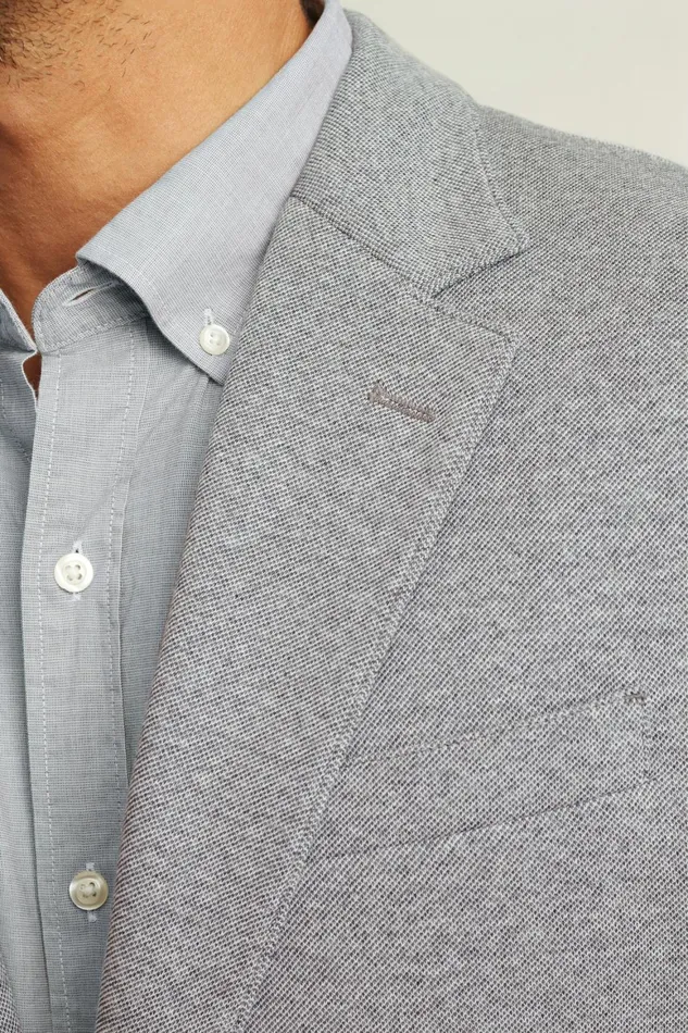 Men Jetsetter Knit Blazer Light Grey Bonobos Blazers and Sport Coats