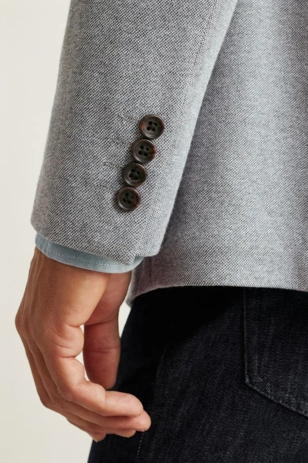 Men Jetsetter Knit Blazer Light Grey Bonobos Blazers and Sport Coats