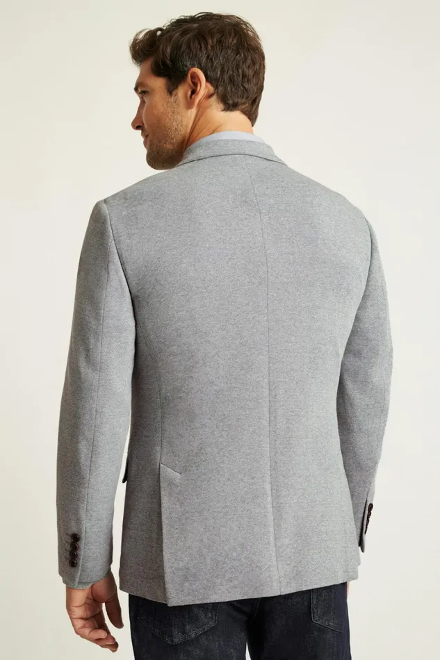Men Jetsetter Knit Blazer Light Grey Bonobos Blazers and Sport Coats