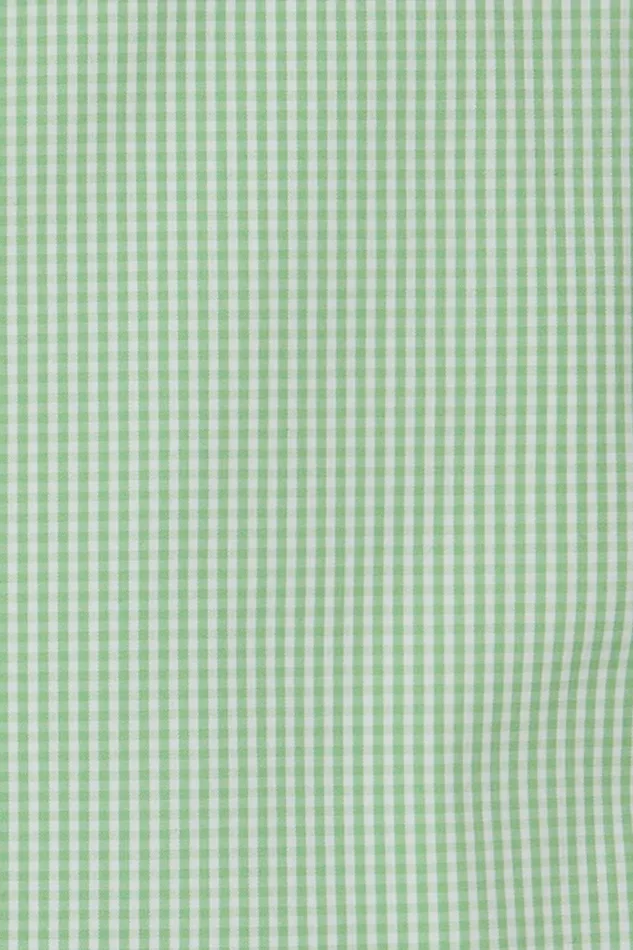 Men Jetsetter Stretch Dress Shirt Green Mini Gingham Bonobos Business Casual Shirts
