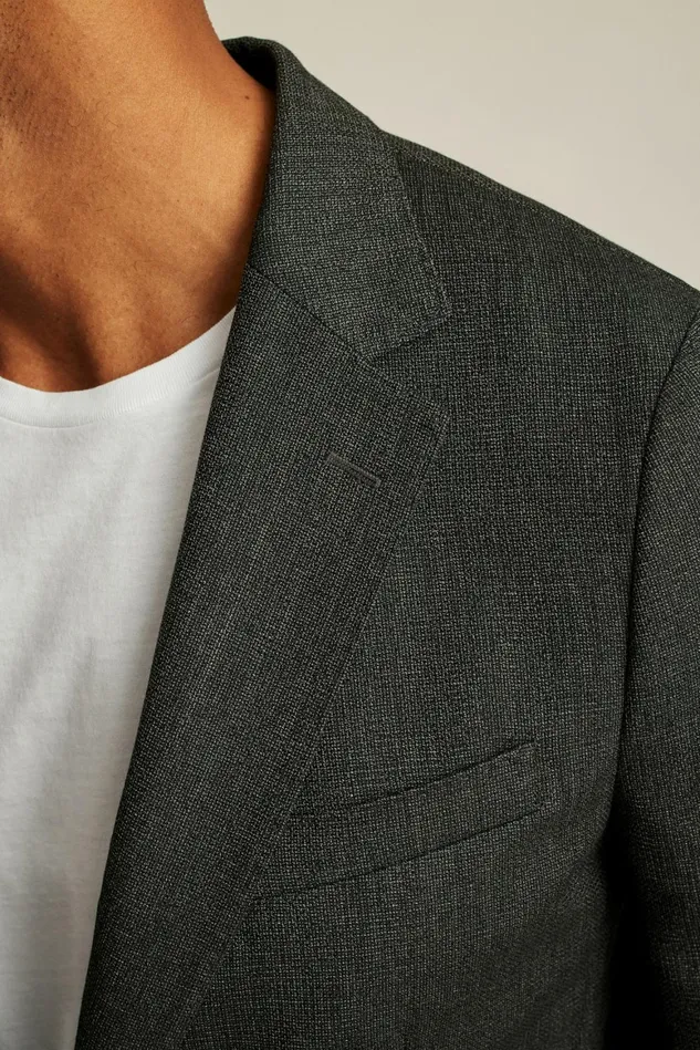 Men Jetsetter Unconstructed Italian Wool Blazer Charcoal Bonobos Blazers and Sport Coats