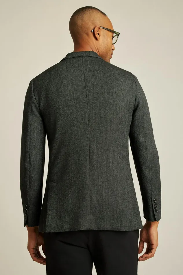 Men Jetsetter Unconstructed Italian Wool Blazer Charcoal Bonobos Blazers and Sport Coats