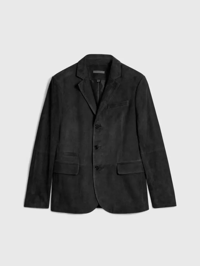 Men Leather Jackets John Varvatos RIND JACKET Charcoal