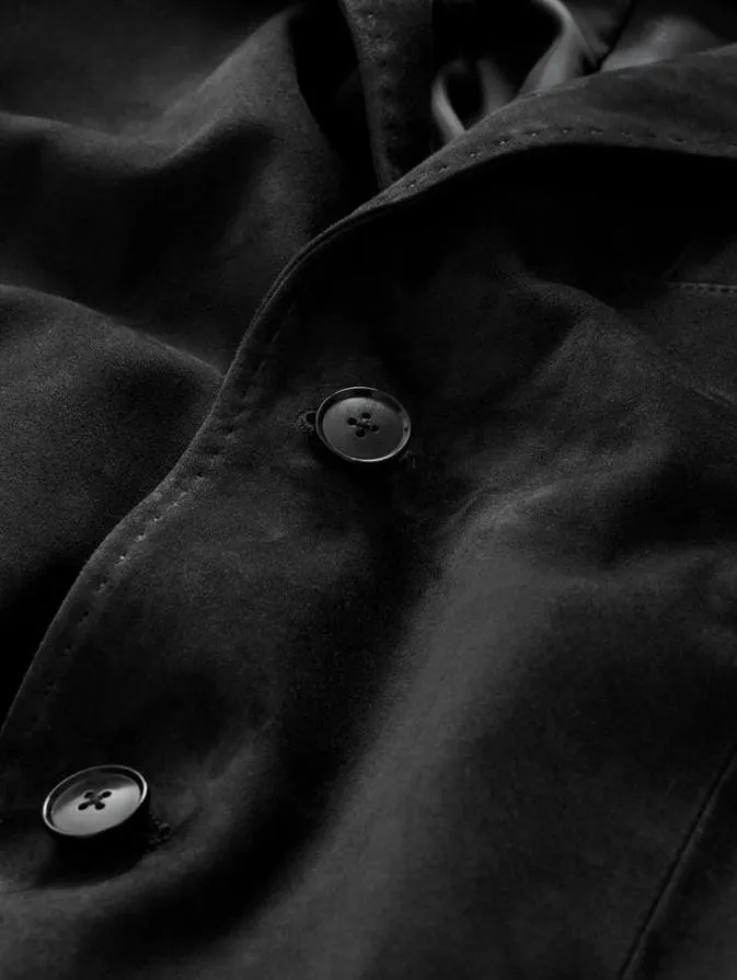 Men Leather Jackets John Varvatos RIND JACKET Charcoal