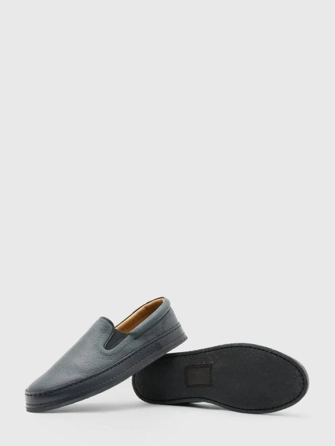Men Leather Shoes John Varvatos WOOSTER SLIP ON Black
