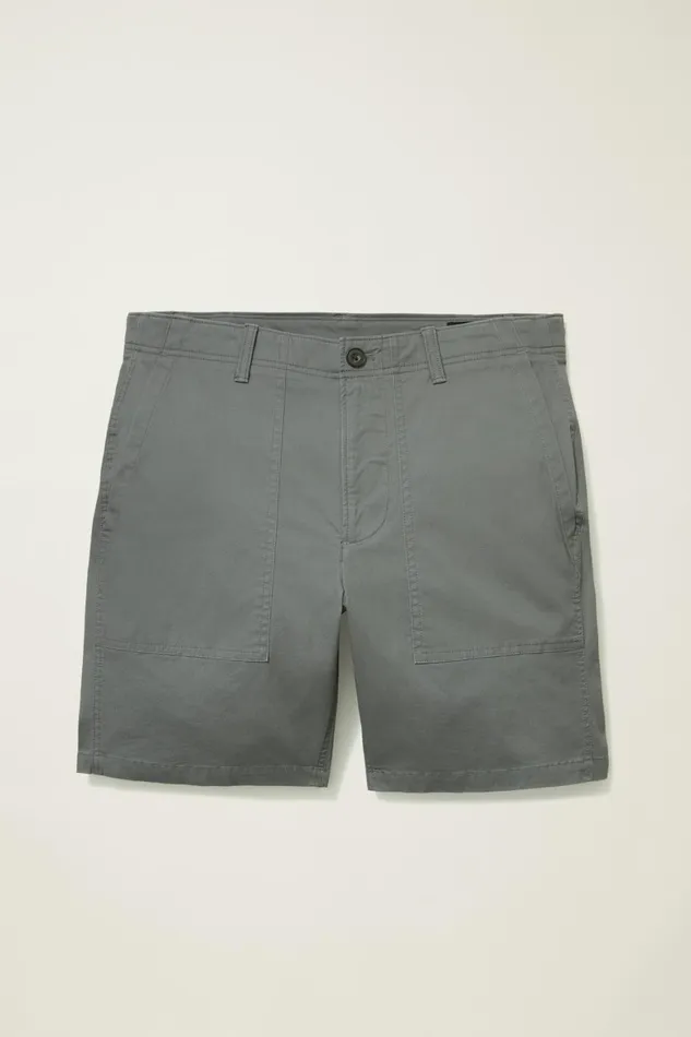 Men Lightweight Travel Short Lava Smoke Dark Grey Bonobos Chino Shorts