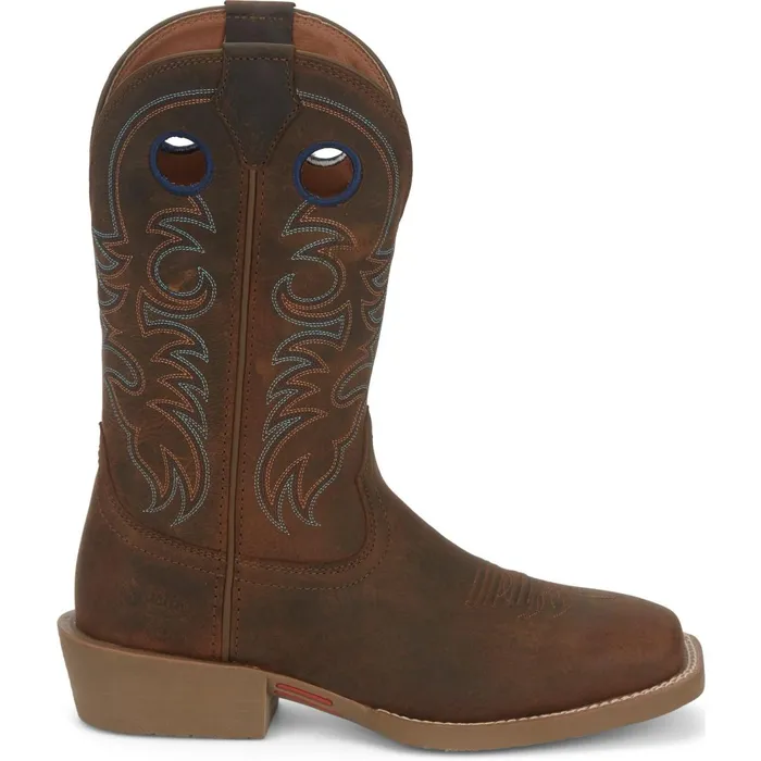 MEN Muley 12034 Western Coffee Brown Justin Boots Western