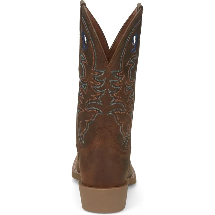 MEN Muley 12034 Western Coffee Brown Justin Boots Western