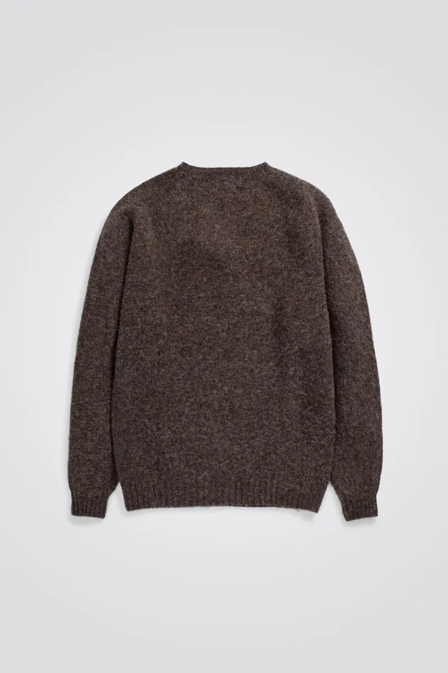 Men Norse Projects Knitwear Birnir Brushed Lambswool Warm Grey