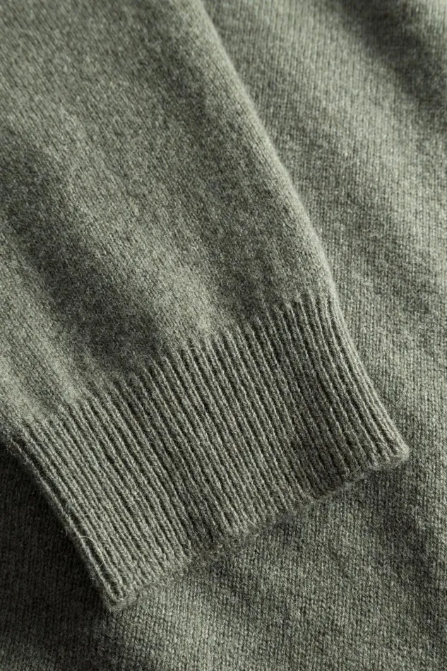 Men Norse Projects Knitwear Martin Merino Lambswool Shirt Ivy Green