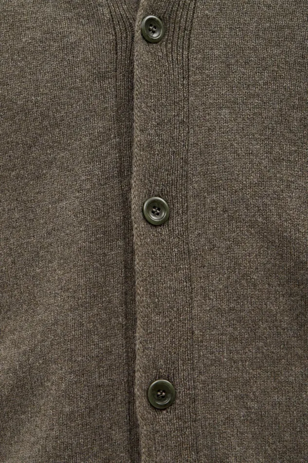 Men Norse Projects Knitwear Martin Merino Lambswool Shirt Ivy Green